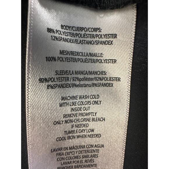 Calvin Klein 3X Performance Quick Dry Black top - Picture 6 of 6